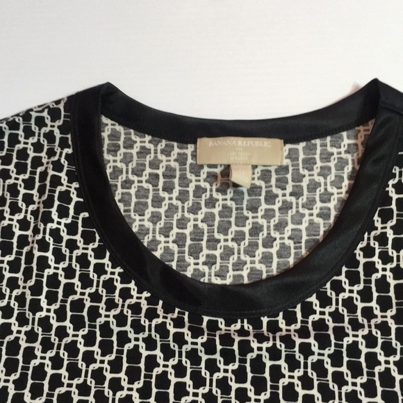 Banana Republic Luxe Touch T shirt . Black Sz LP - Picture 2 of 11